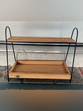 2-tier countertop organizer shelf home accent decor